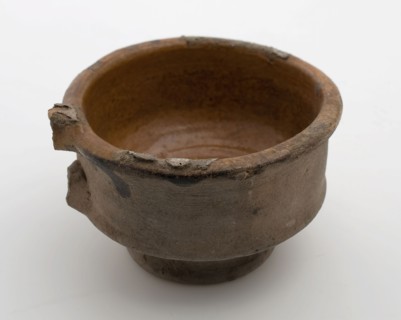 Pottery strawberry pot, red shard, internally glazed, hole in the bottom, on stand, Strawberry pottery pottery container soil
