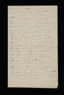 Jozua, Double sheet with manuscript song in honor of sixtieth birthday, song document information form paper, written Double