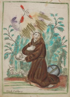 Engraver: Michiel Cabbaey, Communion with Adrianus van den Boogaert out 14 years and 3 months