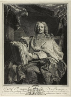 Portrait of René François de Beauveau du Rivau, 1727, Pierre Drevet (French, 1663-1738) and
