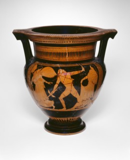 Column-Krater (Mixing Bowl), about 460 BC, Attributed to a Member of the Earlier Mannerist Group,