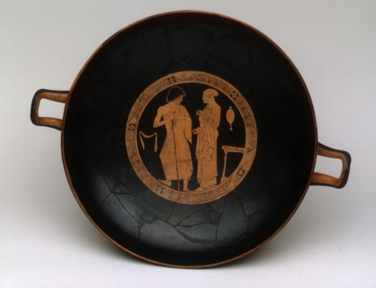Kylix (Drinking Cup), about 460 BC, Attributed to the Penthesilea Painter, Greek, Athens, Ancient