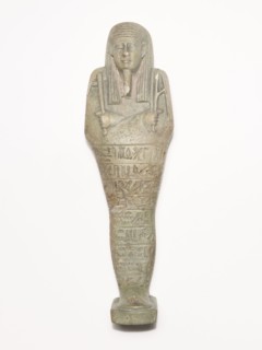 Ushabti (Funerary Figurine) of Horudja, Late Period, Dynasty 30 (380–343 BC), Egyptian, Hawara,