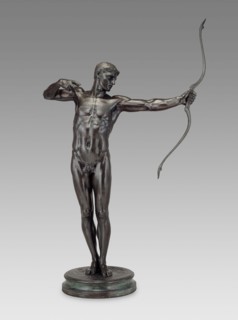 Teucer, Brother of Ajax, modeled 1881 (cast 1882), executed replica c. 1891, William Hamo