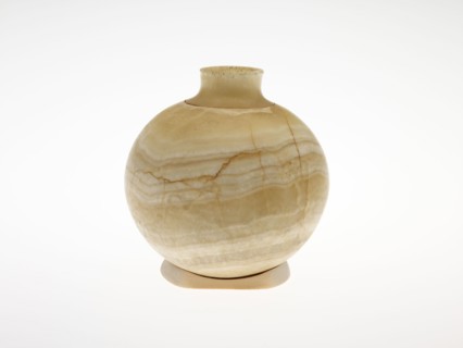 Vessel, Archaic Period/Old Kingdom, Dynasty 1–3 (3050–2630 BC), Egyptian, Egypt, Alabaster, 10.1 ×