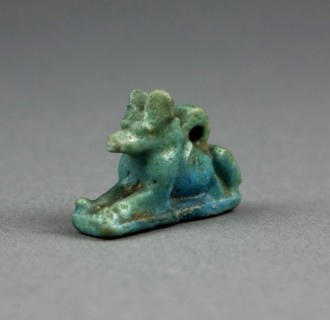 Amulet of the God Anubis, Third Intermediate Period, Dynasty 21–25 (1070–656 BC), Egyptian, Egypt,
