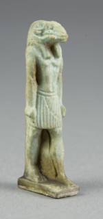 Amulet of the God Chnouphis, Third Intermediate Period, Dynasty 21–25 (1070–656 BC), Egyptian,