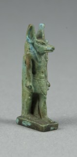 Amulet of the God Anubis, Third Intermediate Period, Dynasty 21–25 (1070–656 BC), Egyptian, Egypt,