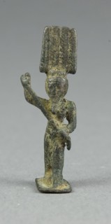 Amulet of the God Osiris, Third Intermediate Period, Dynasty 21–25 (1070–656 BC), Egyptian, Egypt,