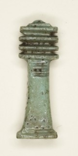Amulet of a Djed Pillar, Third Intermediate Period–Ptolemaic Period (11th–7th centuries BC),