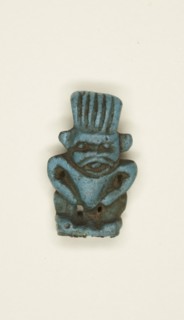 Amulet of the God Bes, Third Intermediate Period, Dynasty 21–25 (1070–656 BC), Egyptian, Egypt,