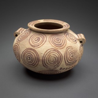 Jar with Painted Decoration, Predynastic Period, Naqada II (about 3500–3200 BC), Egyptian, Egypt,