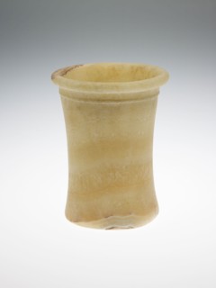 Vessel, Archaic Period/Old Kingdom, Dynasty 1–3 (3050–2630 BC), Egyptian, Egypt, Alabaster, 18.6 ×