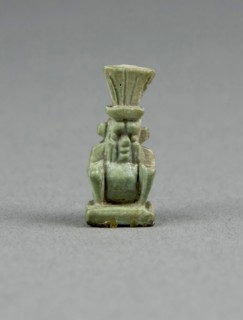 Amulet of the God Bes, Third Intermediate Period, Dynasty 21–25 (1070–656 BC), Egyptian, Egypt,
