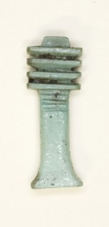 Amulet of a Djed Pillar, Third Intermediate Period–Ptolemaic Period (about 1069–30 BC), Egyptian,