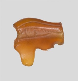 Eye of the God Horus (Wedjat) Amulet, First Intermediate Period or Old Kingdom, Dynasty 3–8