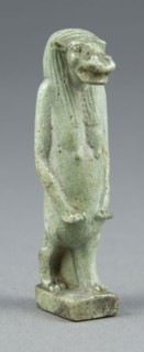 Amulet of the Goddess Tawaret (Toeris), Third Intermediate Period, Dynasty 21–25 (1070–656 BC),