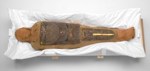 Mummy of a Man, Ptolemaic Period (about 2nd–1st century BC), Egyptian, Egypt, Linen, cartonage,