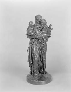Anacreon with the Infants Bacchus and Cupid, modeled 1878 (cast c. 1893), Jean Léon Gérôme, French,