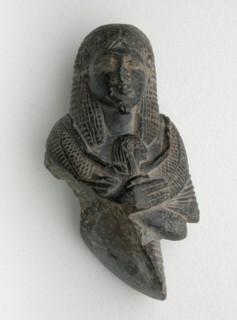 Shabti, New Kingdom, Dynasties 18–19 (about 1550–1186 BC), Egyptian, Egypt, Steatite, 7.3 × 3.81 ×
