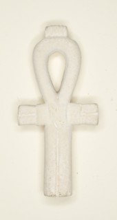 Amulet of an Ankh, Third Intermediate Period–Late Period (1070–332 BC), Egyptian, Egypt, Low-fired