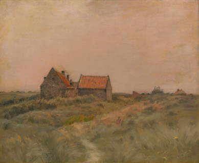 October Day, 1890/93, Jean Charles Cazin, French, 1841-1901, France, Oil on canvas, 38.4 × 46.7 cm