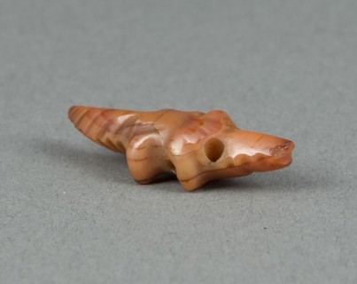Amulet of a Crocodile, Middle Kingdom, Dynasty 12 (about 1985–1773 BC), Egyptian, Egypt, Carnelian,