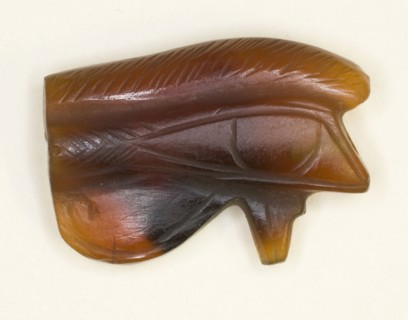 Amulet of the Right Eye of Horus, New Kingdom–Late Period (about 1550–664 BC), Egyptian, Egypt,