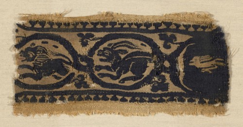 Border, Greco–Roman period (30 B.C.– 641 A.D.), 5th century, Egypt, probably Akhmin, Egypt, Wool