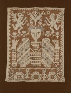 Panel, 1601/25, Italy, Linen, plain weave, drawn work embroidered in darning, hem, overcast, and