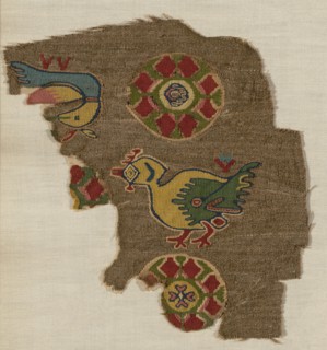 Fragment, Roman period (30 B.C.– 641 A.D.)/Arab period (641–969), 6th/7th century, Coptic, Egypt,