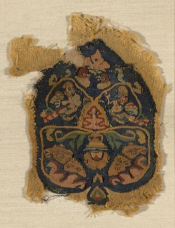 Fragment, Roman period (30 B.C.– 641 A.D.)/Arab period (641–969), 6th/8th century, Coptic, Egypt,