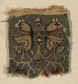 Fragment, Roman period (30 B.C.– 641 A.D.)/Arab period (641–969), 7th/8th century, Coptic, Egypt,