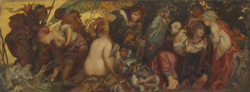 Treasures of the Sea, c. 1870/75, Hans Makart, Austrian, 1840-1884, Austria, Oil on canvas, 40.3 ×