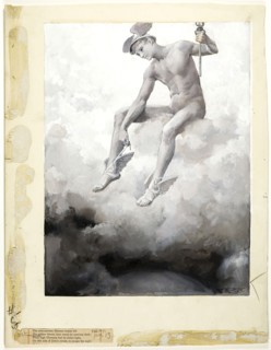 On This Side of Jove’s Clouds, 1885, Will Hicock Low, American, 1853-1932, United States, Black,