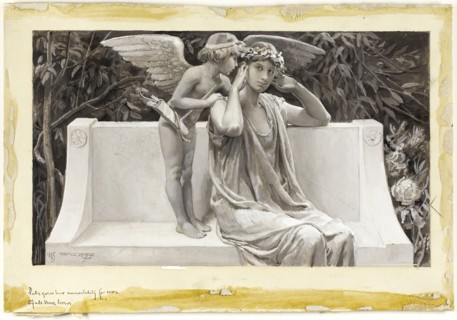 Pale Grew Her Immortality, For Woe of All These Lovers, 1885, Will Hicock Low, American, 1853-1932,