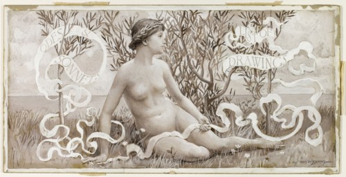 Odes and Sonnets List of Drawings, 1887, Will Hicock Low, American, 1853-1932, United States, Brown