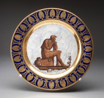 Plate, Early 19th century, Sèvres Porcelain Manufactory, French, founded 1740, Sèvres, Hard-paste