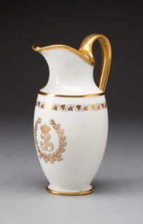 Pitcher, 1845, Sèvres Porcelain Manufactory, French, founded 1740, Sèvres, Hard-paste porcelain and