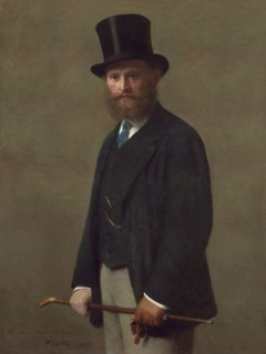 Édouard Manet, 1867, Henri Fantin-Latour, French, 1836-1904, France, Oil on canvas, 46 1/4 × 35