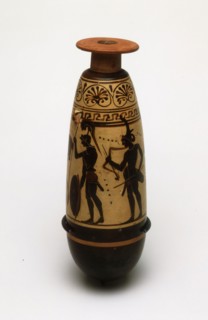 Alabastron (Container for Scented Oil), about 500/480 BC, Greek, Athens, Attributed to the Diosphos