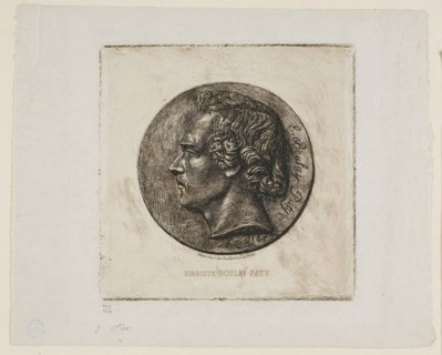 Portrait of the Poet Evariste Boulay-Paty, 1861, Charles Meryon (French, 1821-1868), after Pierre