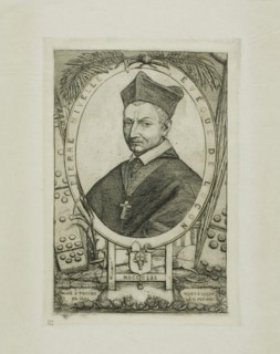 Portrait of Pierre Nivelle, Bishop of Luçon, 1861–62, Charles Meryon (French, 1821-1868), after
