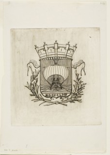 It Rocks but is Not Sunk, 1854, Charles Meryon, French, 1821-1868, France, Etching on ivory laid