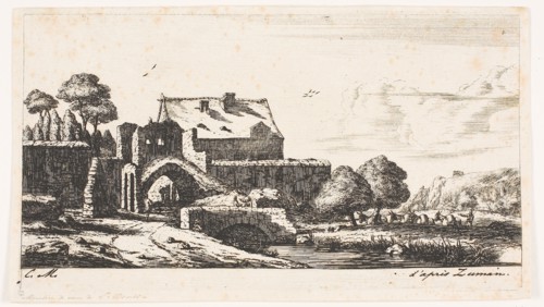 A Water-Mill Near Saint-Denis, 1850, Charles Meryon (French, 1821-1868), after Reinier Nooms