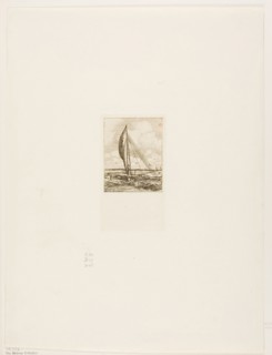 Swift-Sailing Proa, Mulgrave Archipelago, Oceania, 1866, Charles Meryon, French, 1821-1868, France,