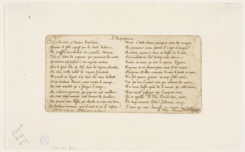 L’Esperance (verse to accompany Pont-au-Change), 1854, Charles Meryon, French, 1821-1868, France,