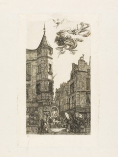 House with a Turret, No 22, rue de l’Ecole de Médecine, Paris (called the Turret of Marat), 1861,