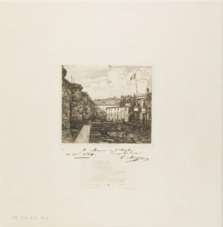 Chevrier’s Cold Bath Establishment, Paris, 1864, Charles Meryon (French, 1821-1868), printed by