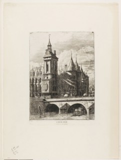 The Clock Tower, Paris, 1852, Charles Meryon (French, 1821-1868), printed by Auguste Delâtre